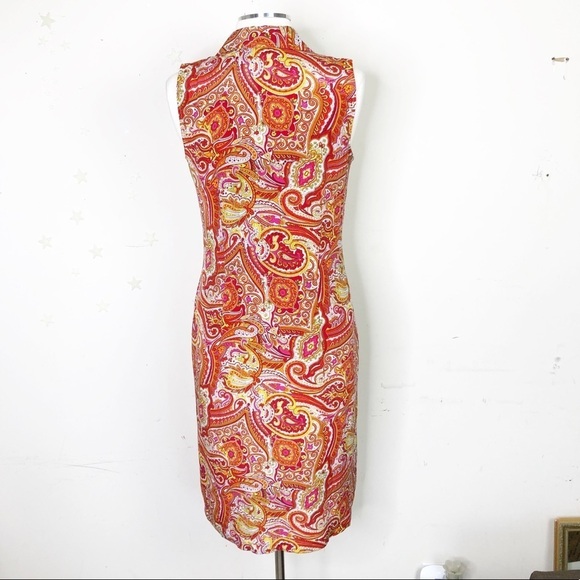 Moda Seta silk Paisley print shirt dress - Picture 6 of 16